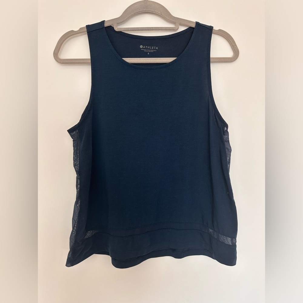 Athleta Navy Top